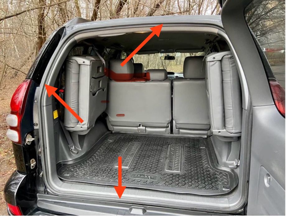 Prado 120 резинка уплотнительная прадо 120 резинка в багажник