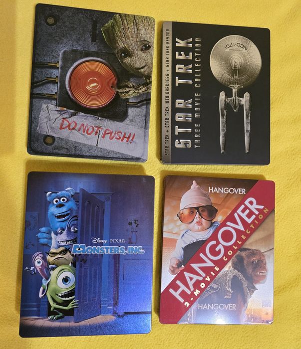 Steelbook филми bluray и dvd