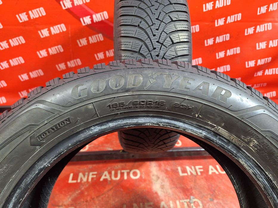 Anvelope M+S - 195/60/16 - GoodYear - 5.6 MM - DOT 2021 !