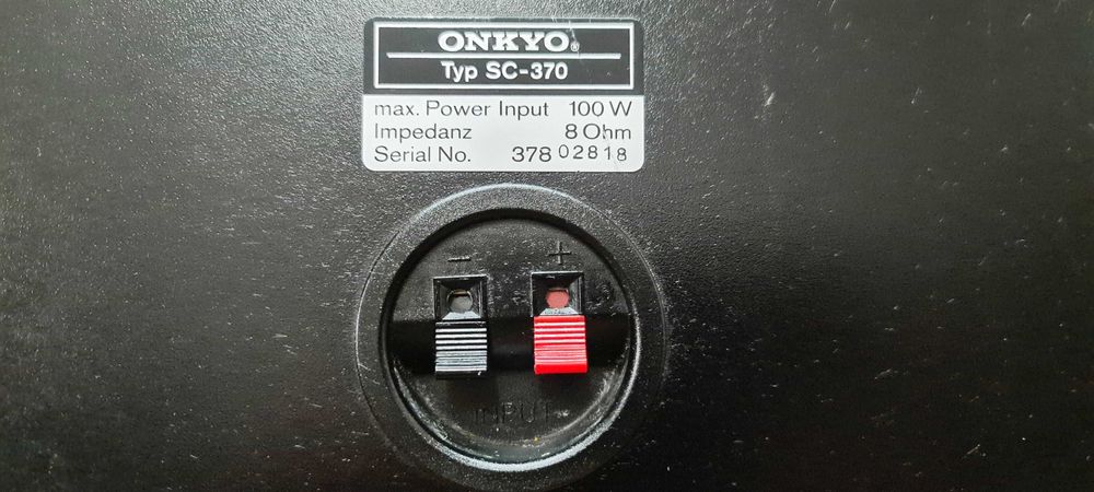Boxe Onkyo SC-370, 100W pe 8 Ohm