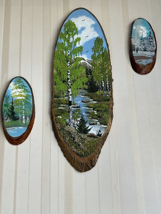 Панно из полудрагоценных камней