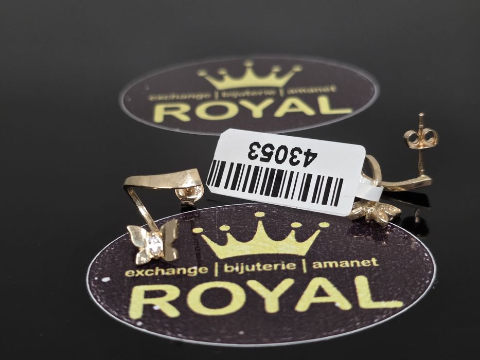 Bijuteria Royal: Cercei aur 14k/1.53 gr