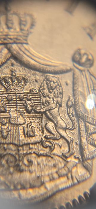 5 bani 1867 MS67 TOP POP