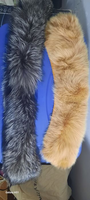 Воротники разные песец