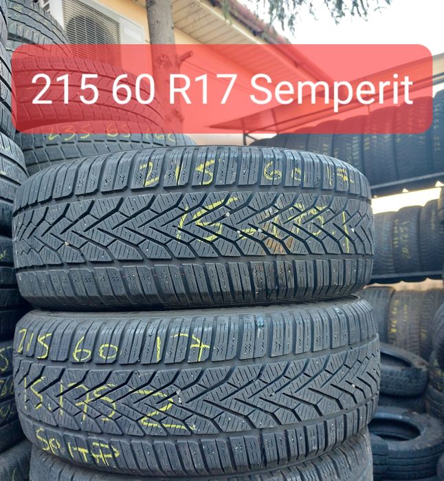 2 anvelope 215/60 R17 Semperit iarna