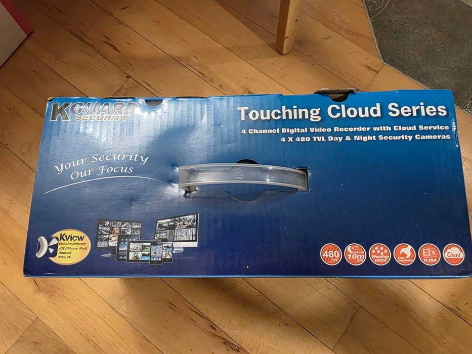 KGUARD Touching Cloud Series TC401 – DVR система с 4 камери, H.264, D1, Нощно виждане