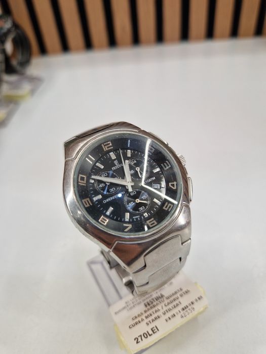 Ceas FESTINA Quartz Curea Metal Garantie! #42339