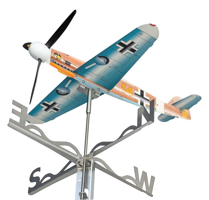 Месершмит Bf109 Инокс Ветропоказател с посоки и история, ръчна работа