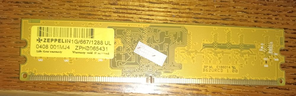 Kompyuter uchun operativ hotira yani ram ddr2 1gb patriot zeppelin