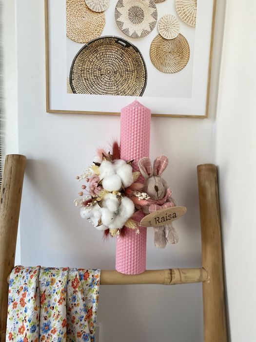 Lumanare/ lumanari ceara naturala cununie/botez