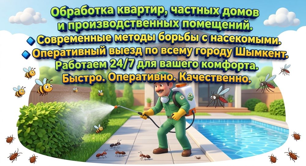 Обработка участков и помещений