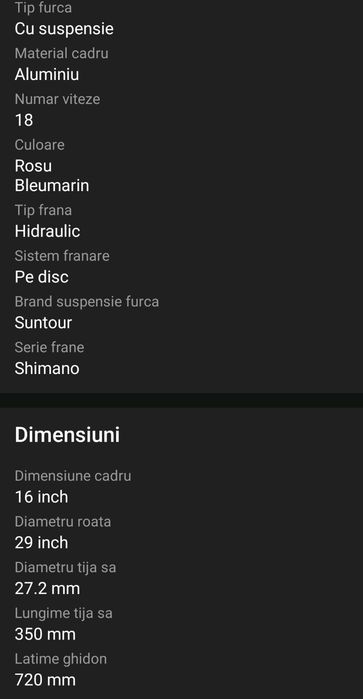 Bicicleta NOUA MTB 29 Kross Level 2,GARANTIE