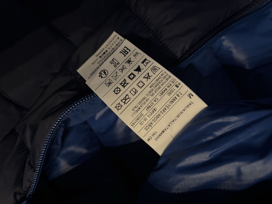 Geaca Benetton pentru copii, noua