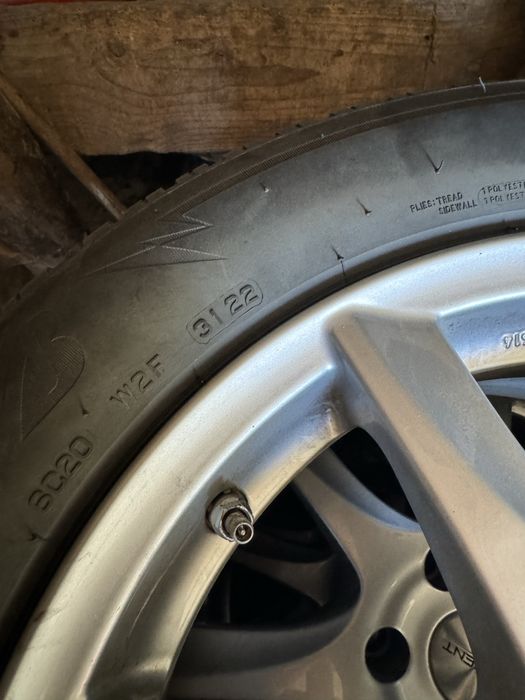 Jante r16 cu gume M S Bridgestone 205/60 r16 dot 2022