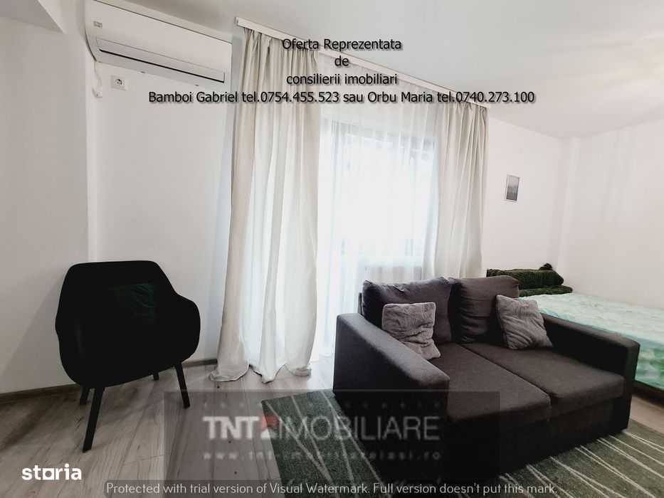 Apartament 1 camera bloc nou + loc de parcare zona Bucium-