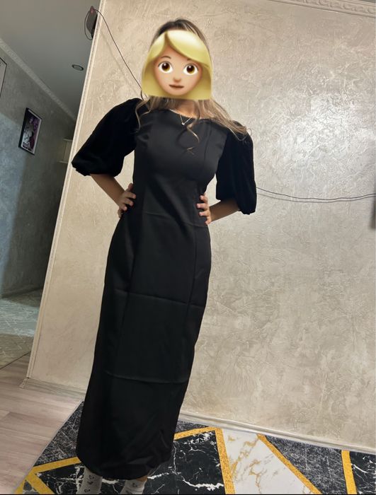 Продам стильное,новое,чёрное платье