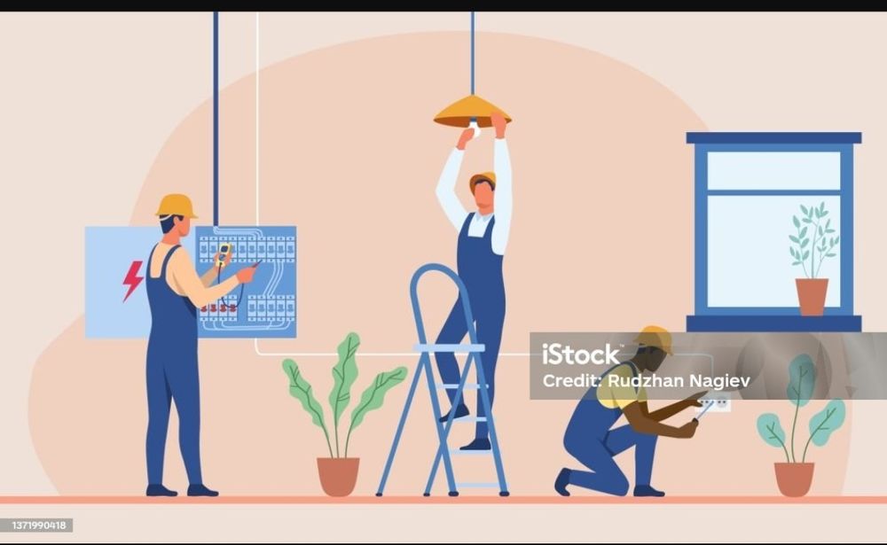 Услуги электрик.