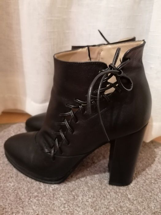 Botine piele mas 40