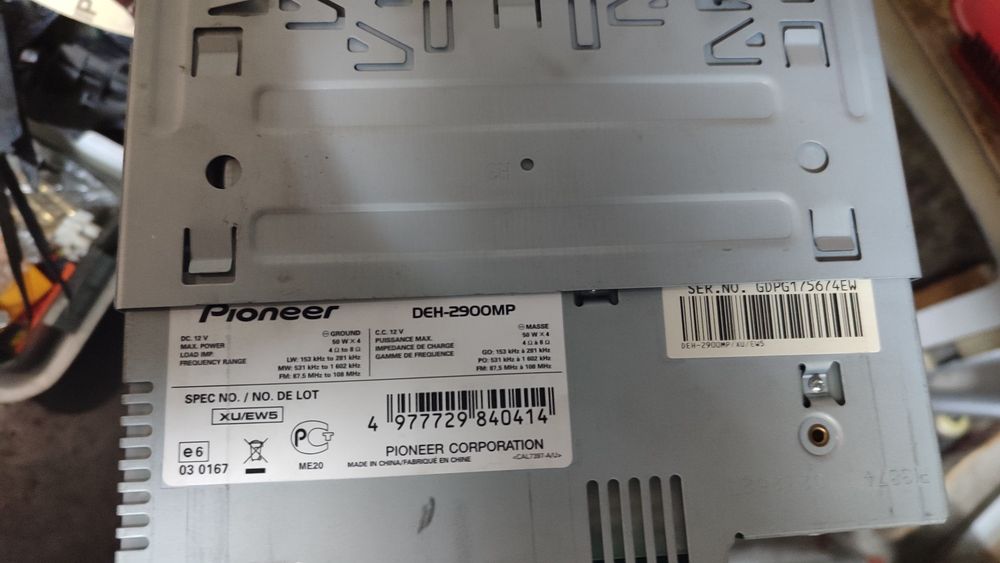 Радио за кола Pioneer DEH-2900MP CD, radio