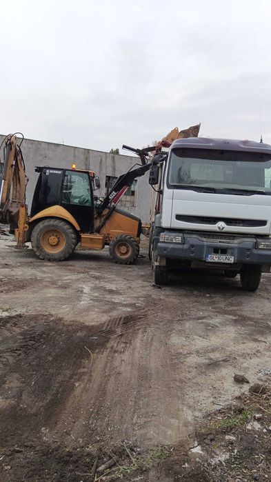 Inchirieri utilaje,Inchiriez excavator pe roti  ,bascula 8x4 Galati