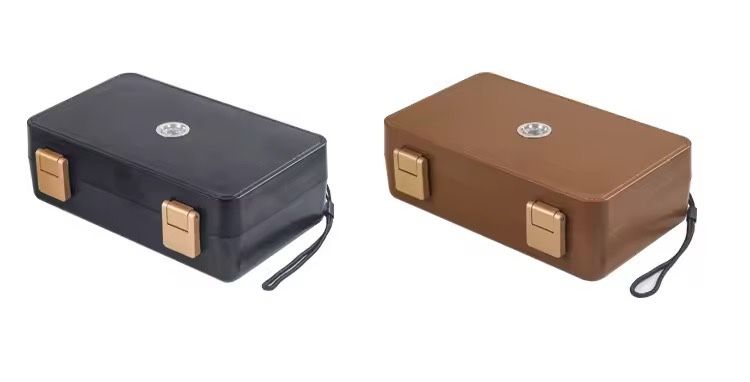 Преносим хумидор за 10 пури с хигрометър – водоустойчив Travel Humidor