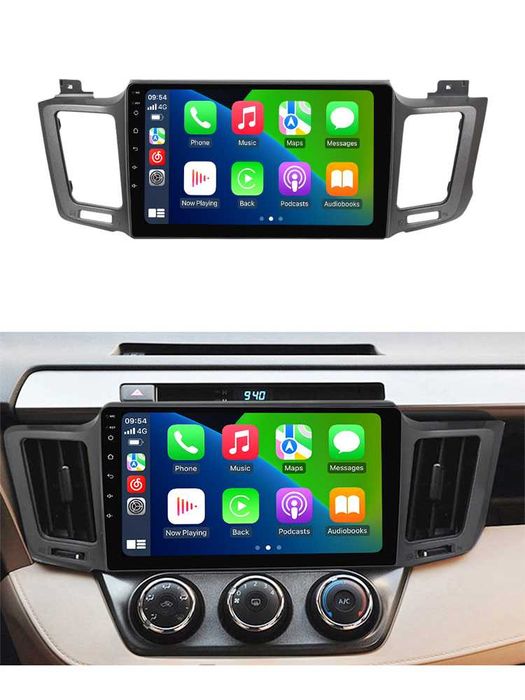 Navigatie Android 14 TOYOTA RAV 4 1/8 Gb Waze CarPlay + CAMERA
