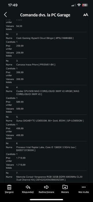 Unitate gaming cu monitor