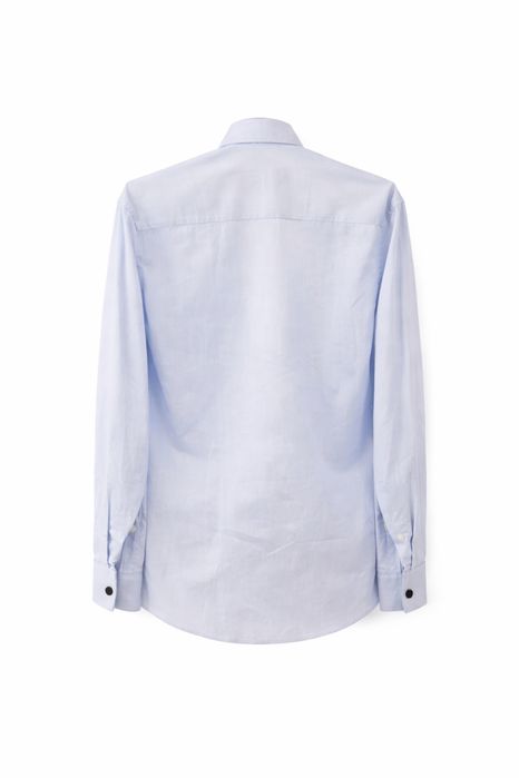 Нова мъжка риза Andrews светлосиня с френски маншет (за ръкавели)