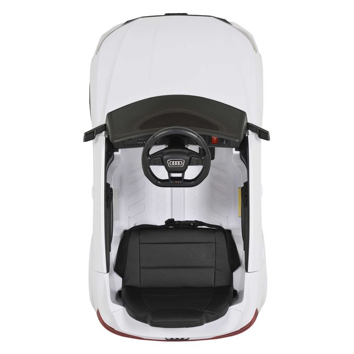 ПРОМОЦИЯ!НОВО!Акумулаторен джип Audi SQ8 WHITE с 12V батерия,МЕКИ ГУМИ