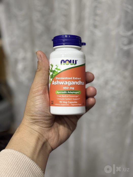 NOW Foods Ashwagandha 450 mg — 90 kapsula