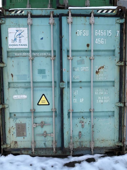 Морской контейнер 40 фут