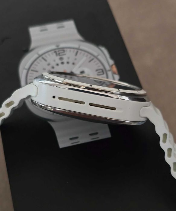 Samsung Galaxy Watch Ultra, 47mm, LTE, Titanium White (model 2024) stare excelenta!