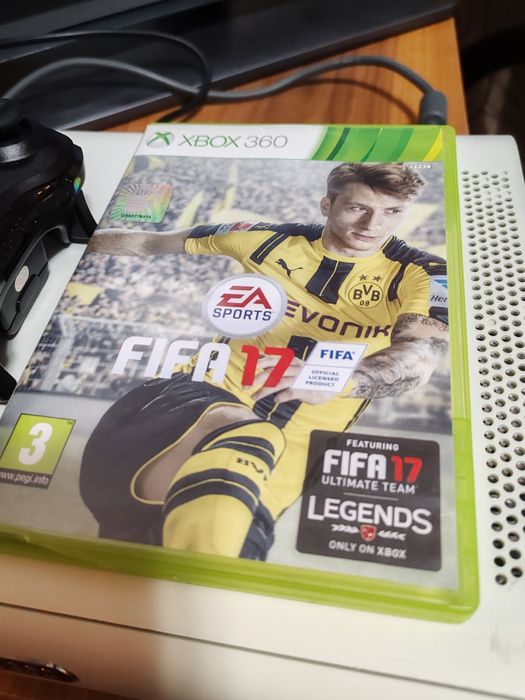 Xbox 360 fat 2007 +Controller+Joc FIFA 17
