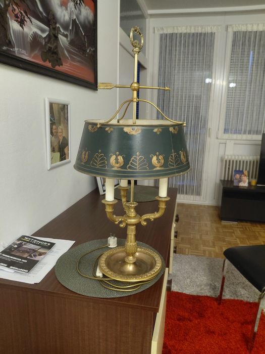 Lampa veche din bronz