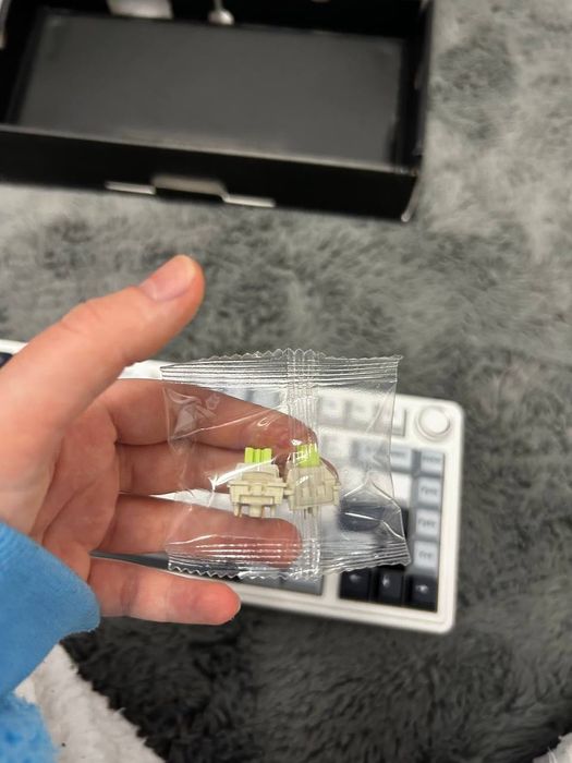 Tastatură wireless AULA F75 Albastru deschis (Engleză)