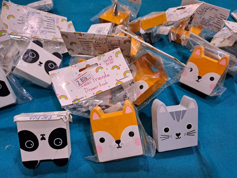 Дръжки дърво детска мебел