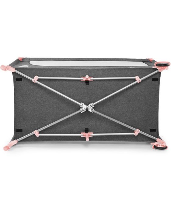 Patut pliabil pt bebelusi stare impecabila+saltea cocos noua