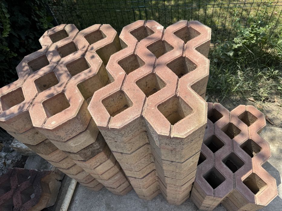 Vand pavaj beton grila 40x60x10 cm folosit