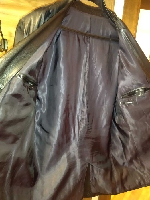 Мъжко кожено сако телешка кожа