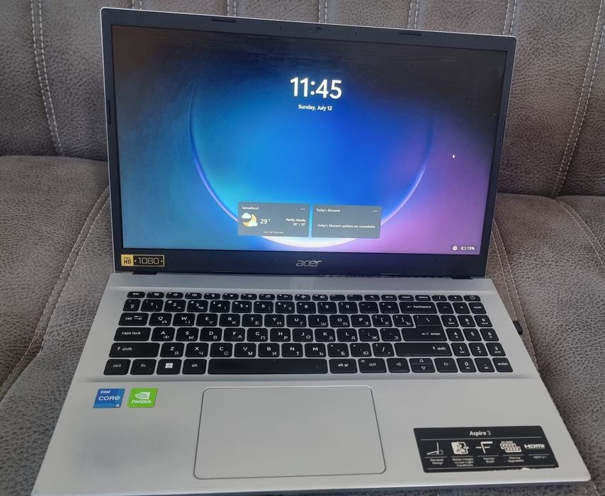 Acer aspire 3 intel CORE i5
