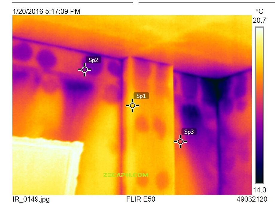 Termoscanare ( scanare termografica ) cu camera de termoviziune profi