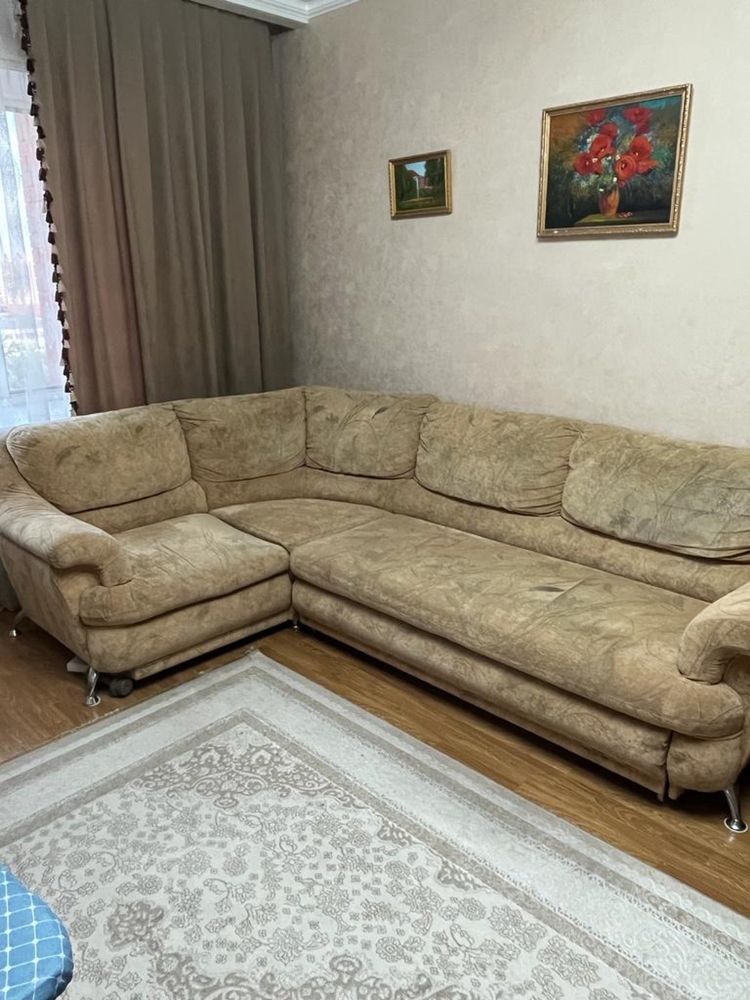 Продам диван с креслом: 35 000 тг. - Мебель для гостиной Астана на Olx