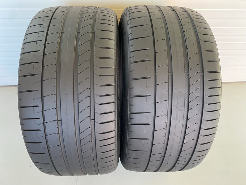 2бр летни гуми 285/35/20/ Perelli P Zero/MGT/dot1922/5 мм грайпфер