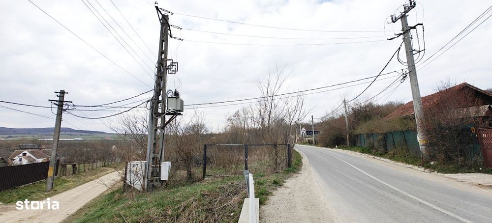 COMISION 0% Teren intravilan/851mp/strada asfaltata/Sibiu-Toparcea