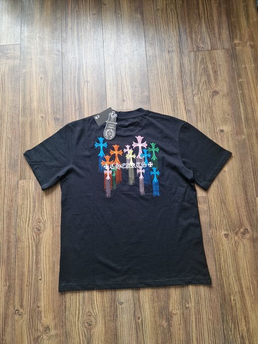 Страхотна мъжка тениска CHROME HEART  Размер S M L XL 2XL