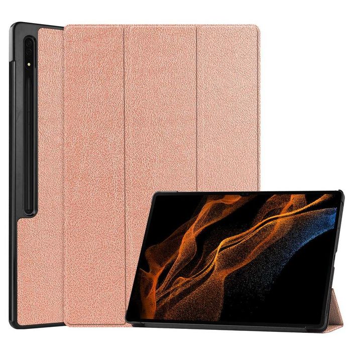Калъф 3fold за Samsung Galaxy Tab S8 S9 S10 S11 Ultra Ултра кейс кожен