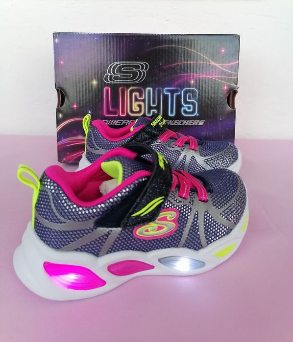 Детски светещи маратонки (сникърси) Skechers