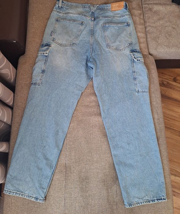 Сини карго дънки