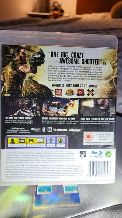 Игра Rage ps3 playstation 3