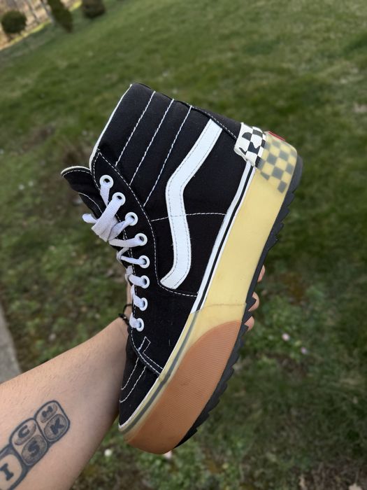 Vans SK8-Hi Stacked Black